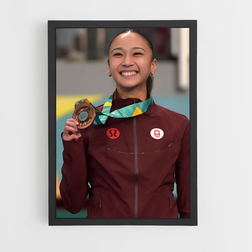 Poster Championne de Judo (vue 2)